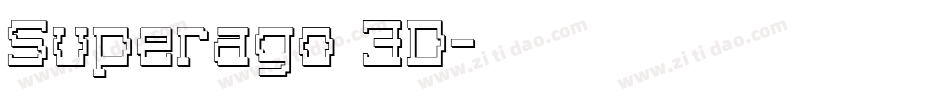 Superago 3D字体转换